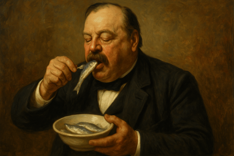 Grover Cleveland’s Favorite Dish: Pickled Herring, Swiss Cheese, and a Chop