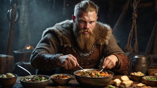 What did the vikings eat?
