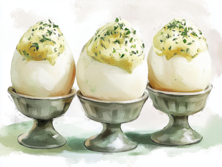 Roman Recipe: Ova Elixa – Boiled Eggs in a Decadant Wine Herb Sauce