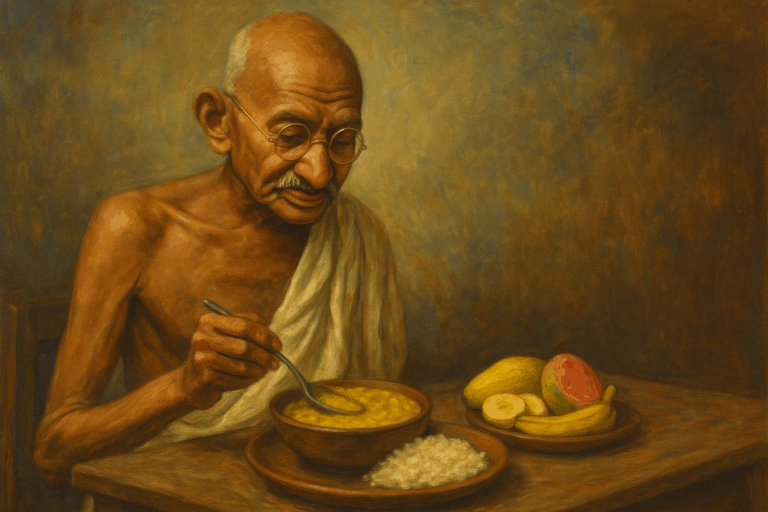 Mahatma Gandhi Favorite Food: Moong Daal and Fresh Fruit Recipe