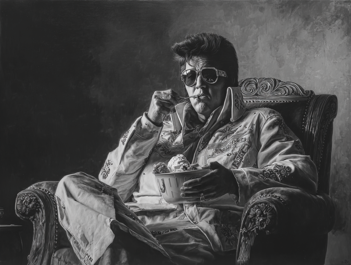 The Last Meal of Elvis Presley: Cookies and Ice Cream Fit for a King
