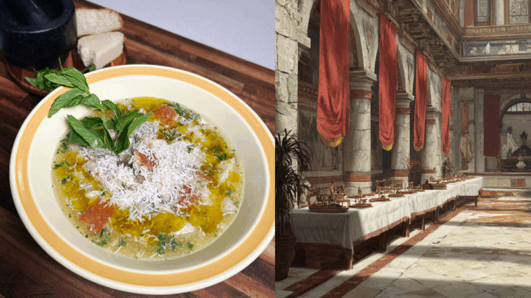 Ancient Roman Soup Recipe: Aliter Salacaccabia – “Roman Gazpacho”