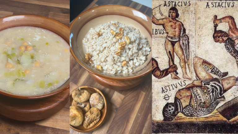 What did Gladiators Eat? Dining Like a Gladiator for a Full Day